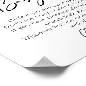 SUGARBOO Halloween Sage Baby Game Sign Poster (Ecke)