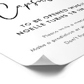 SUGARBOO Halloween Time Kapsel Baby Duschzeichen Poster (Ecke)