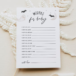 SUGARBOO Halloween Wünsche für eine Babyberatungsk Einladung