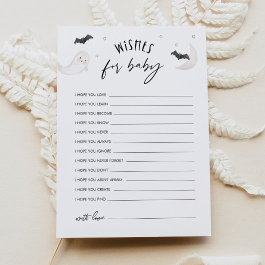 SUGARBOO Halloween Wünsche für eine Babyberatungsk Einladung