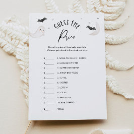 SUGARBOO Raten Sie die Preis Baby Dusche Spielkart Einladung