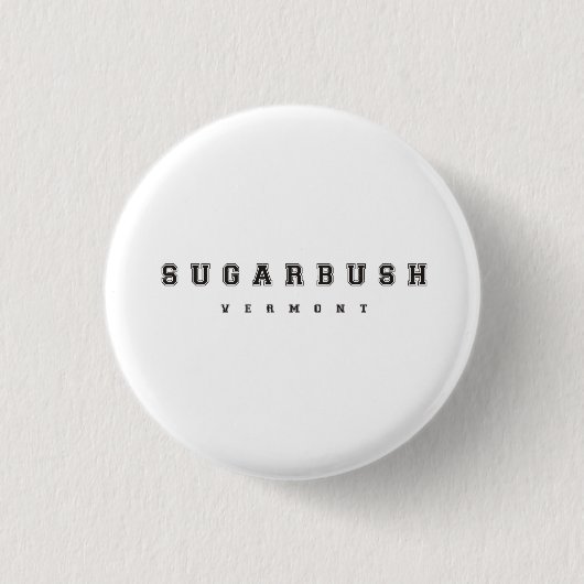 Sugarbush Vermont Button (Vorderseite)