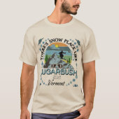 Sugarbush Vermont Ski T-Shirt (Vorderseite)