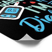 Sugarcoat Diabetiker Typ 1 Diabetes Poster (Ecke)