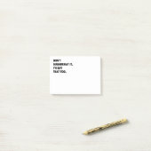 Sugarcoat es nicht. post-it klebezettel (Auf Schreibtisch)