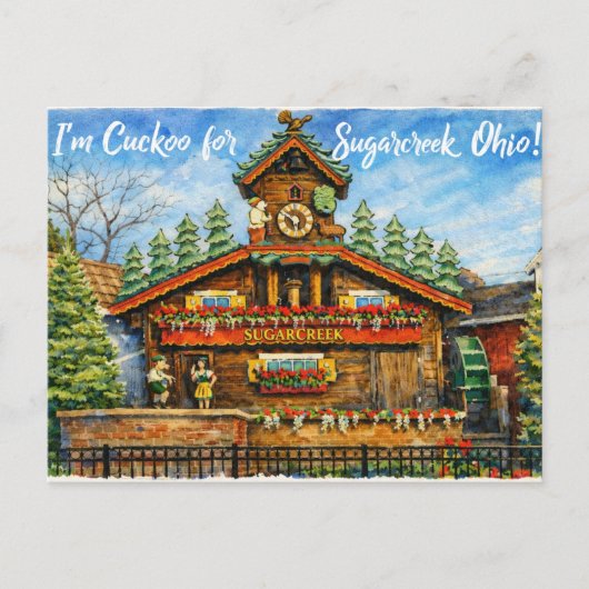 Sugarcreek Ohio Postkarte (Vorderseite)