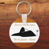 Sugarloaf Berg ~ Rio Brasil Schlüsselanhänger (Vorderseite)