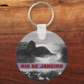 SugarLoaf Felsberg ~ Rio. Brasil Schlüsselanhänger (Vorderseite)