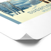 Sugarloaf Maine Skigebiet Poster (Ecke)