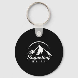 Sugarloaf Maine Skigebiet Snowboarden Schlüsselanhänger