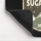 Sugarloaf Maine Skiing Vintag Mousepad (Ecke)