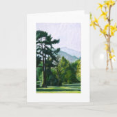 Sugarloaf Mountain Greeting Card Karte (Gelbe Blume)