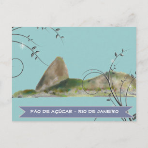 sugarloaf mountain, rio de janeiro postkarte