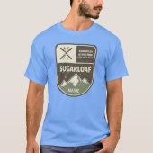 Sugarloaf Rangeley Stratton Maine Oversized T-Shirt (Vorderseite)
