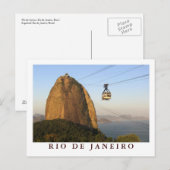 "Sugarloaf, Rio de Janeiro" postcard Postkarte (Vorne/Hinten)