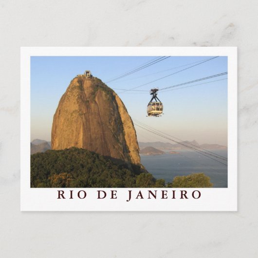 "Sugarloaf, Rio de Janeiro" postcard Postkarte (Vorderseite)