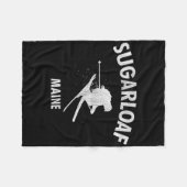 Sugarloaf Ski Maine T-Shirt Fleecedecke (Vorderseite (Horizontal))