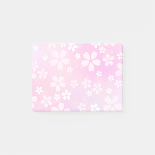 sugarparade Kirschblüte-Blüten-Post-Itklebriger Post-it Klebezettel (Vorderseite)