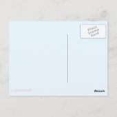 Sugarparade Panda-chan Aqua Postcard Postkarte (Rückseite)