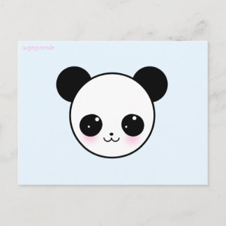 Sugarparade Panda-chan Aqua Postcard Postkarte