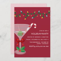 Sugarplum Blush Christmas Holiday Cocktail Party