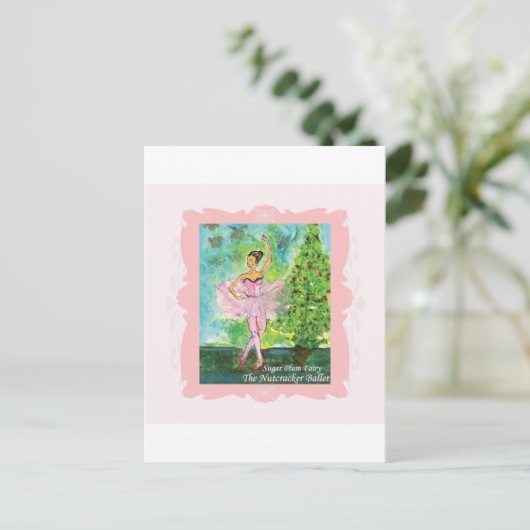 Sugarplum Fairy 2010 Edition Postkarte (Stehend Vorderseite)