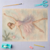Sugarplum Fairy Pastel Weihnachtsballett Decoupage Seidenpapier (Basteln)