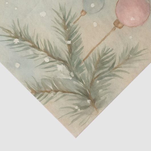 Sugarplum Fairy Pastel Weihnachtsballett Decoupage Seidenpapier (Ausschnitt)