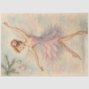 Sugarplum Fairy Pastel Weihnachtsballett Decoupage Seidenpapier