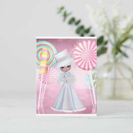 Sugarplum-Fee Postkarte (Stehend Vorderseite)