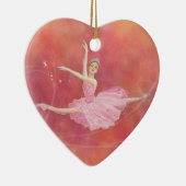 Sugarplum-feenhafte Herz-Verzierung Keramikornament (Rechts)
