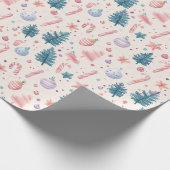 "Sugarplum Holiday Charm Pattern" Geschenkpapier (Ecke)
