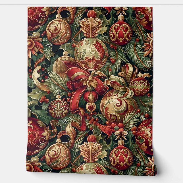 Sugarplum Sparkle Christmas Tapete (Abrollen)