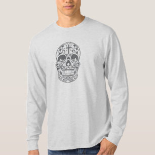 SugarSkull Grey-01.png T-Shirt