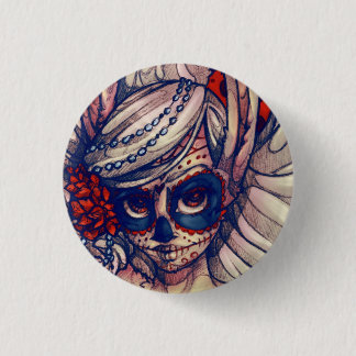 SugarSkull Häschen-Button Button