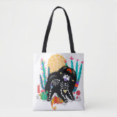 SUGARSKULL NIRVANA Chow Day of the Dead Tasche (Vorderseite)