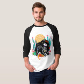 SUGARSKULL NIRVANA Hundehalloween T-Shirt (Vorne ganz)
