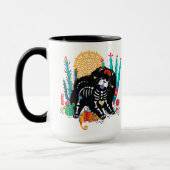 SUGARSKULL NIRVANA Hundehund halloween 15 oz Tasse (Links)