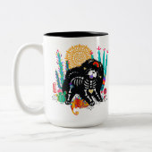 SUGARSKULL NIRVANA Hundehund halloween 15 oz Tasse (Links)