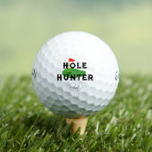 Suggestive Hole Hunter Golf Meme, Monogram Custom Golfball (Insitu T-Shirt)