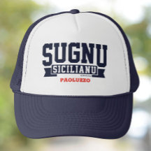 Sugnu Sicilianu Personalisiert Trucker Hat