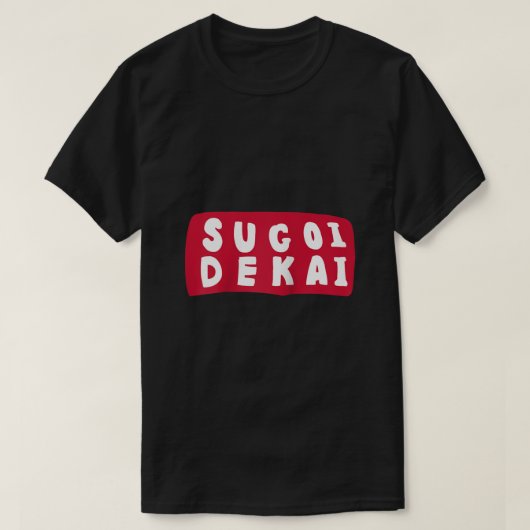 Sugoi Dekai Anime Cosplay Raglan Baseball T-Shirt (Design vorne)