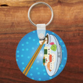 Suhsi Platter Key Chain Schlüsselanhänger (Vorderseite)