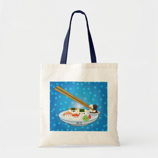 Suhsi Platter Tote Bag Tragetasche (Vorne)