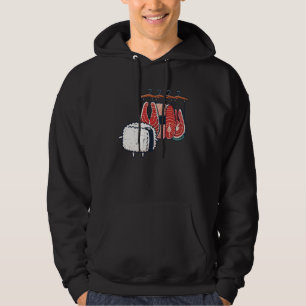 Suhsi Reis Wählen Kleidung Japanisches Essen Männe Hoodie