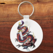 Sui Riu Japanischer Dragon Katana Schlüsselanhänger (Vorderseite)