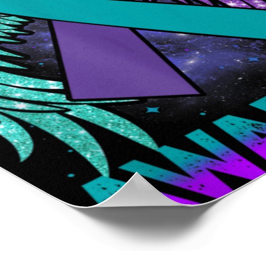 Suicide Awareness Clothing Wings Ribbon Suicide Pr Poster (Ecke)