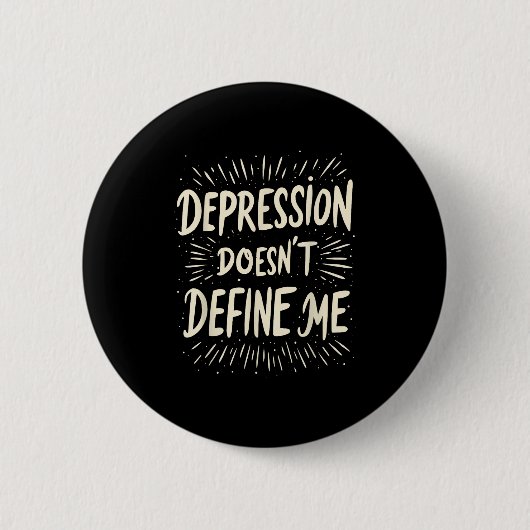 Suicide Awareness Depression Anxiety Mental Health Button (Vorderseite)