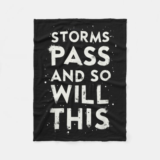 Suicide Awareness Depression Anxiety Mental Health Fleecedecke (Vorderseite)