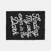 Suicide Awareness Depression Anxiety Mental Health Fleecedecke (Vorderseite (Horizontal))